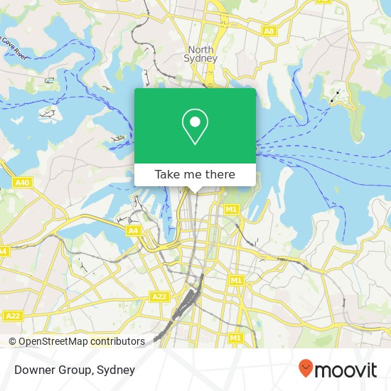Downer Group map