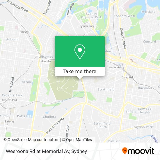 Weeroona Rd at Memorial Av map