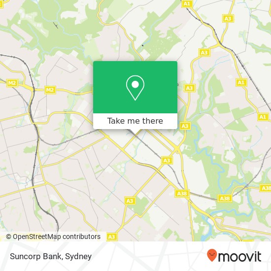 Suncorp Bank map