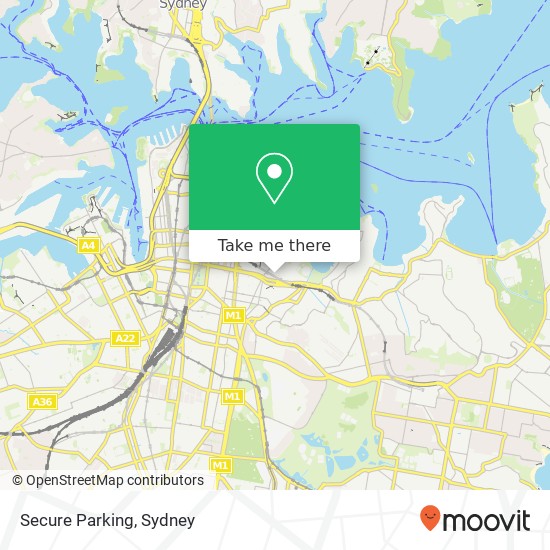 Secure Parking map