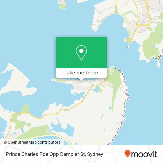 Prince Charles Pde Opp Dampier St map