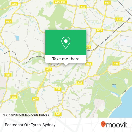 Eastcoast Otr Tyres map