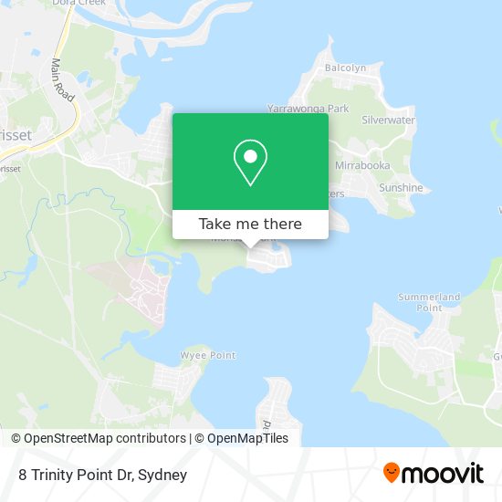 8 Trinity Point Dr map