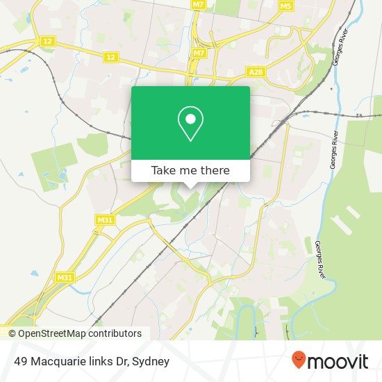 49 Macquarie links Dr map