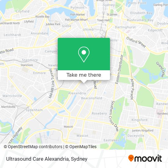 Ultrasound Care Alexandria map