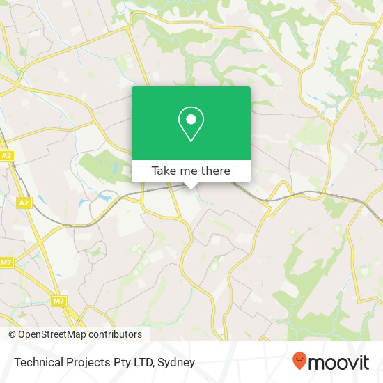 Technical Projects Pty LTD map