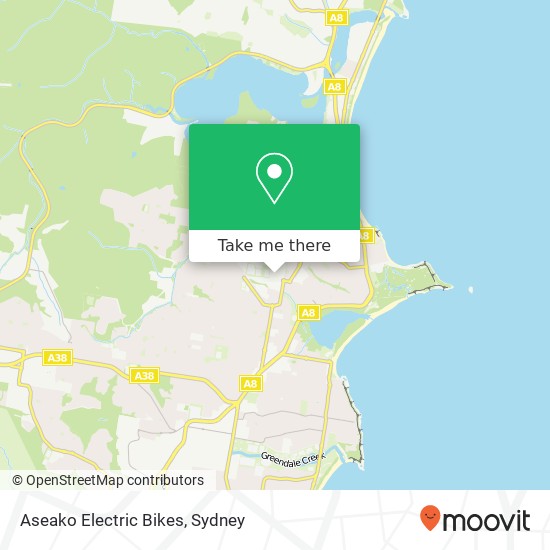 Aseako Electric Bikes map