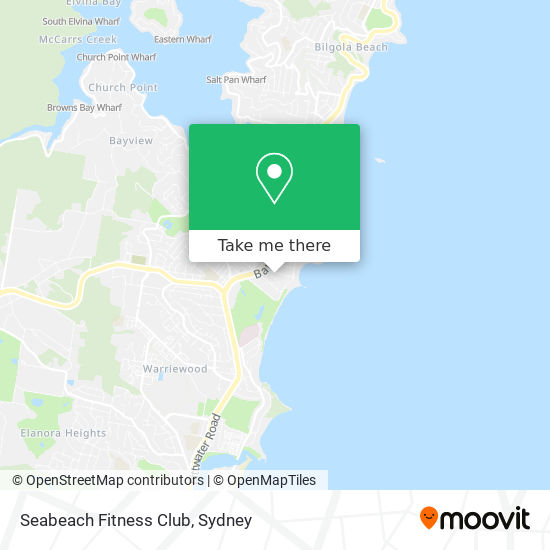 Mapa Seabeach Fitness Club