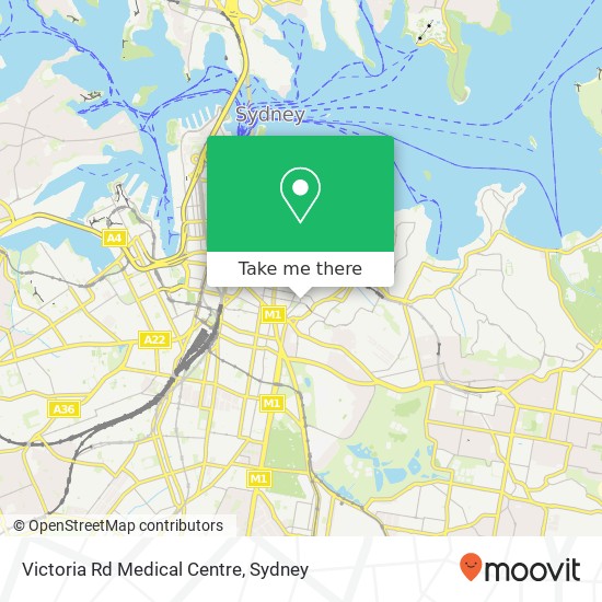 Mapa Victoria Rd Medical Centre