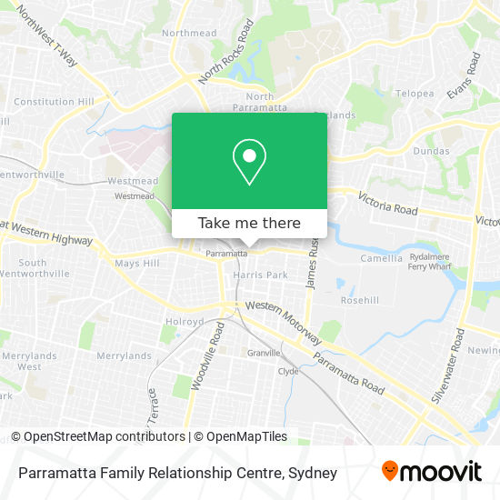 Mapa Parramatta Family Relationship Centre