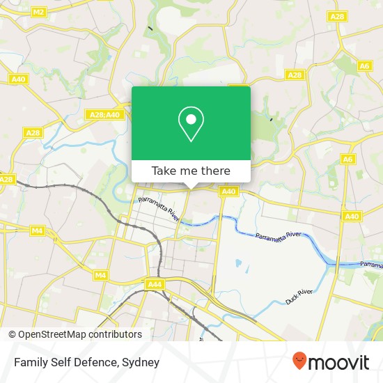 Family Self Defence map