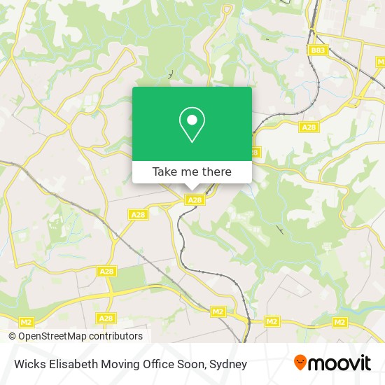 Wicks Elisabeth Moving Office Soon map