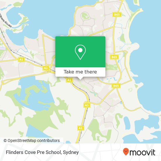 Flinders Cove Pre School map
