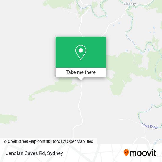 Jenolan Caves Rd map