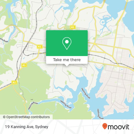 Mapa 19 Kanning Ave