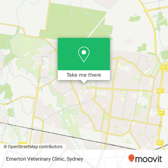 Mapa Emerton Veterinary Clinic