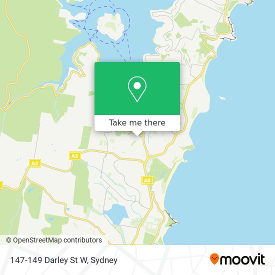 147-149 Darley St W map