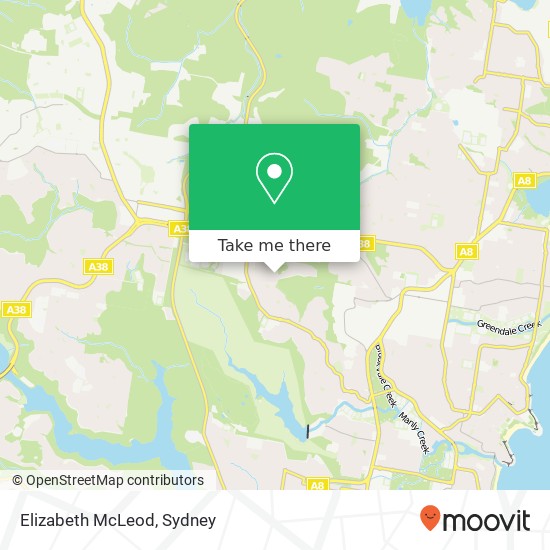 Mapa Elizabeth McLeod