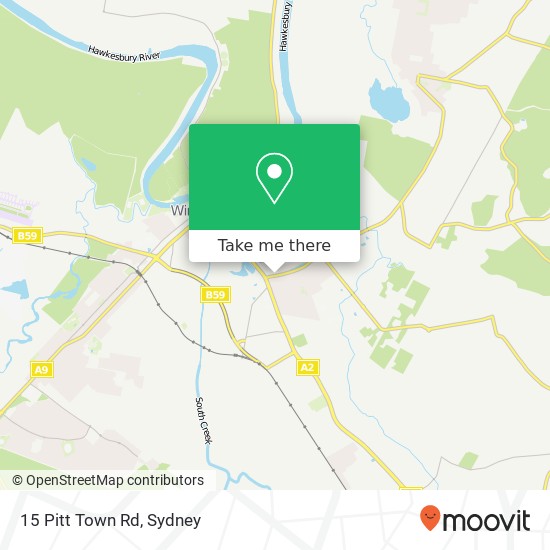 15 Pitt Town Rd map