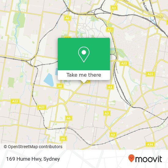 169 Hume Hwy map