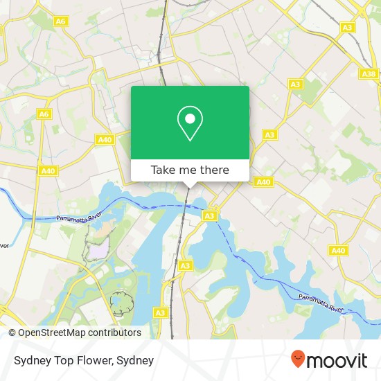 Sydney Top Flower map