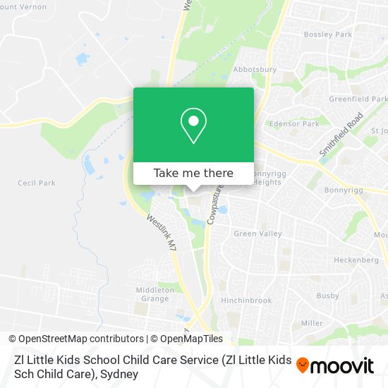 Mapa Zl Little Kids School Child Care Service (Zl Little Kids Sch Child Care)