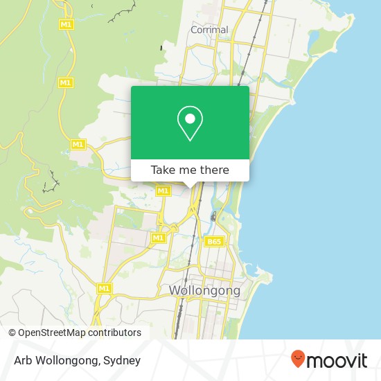 Mapa Arb Wollongong