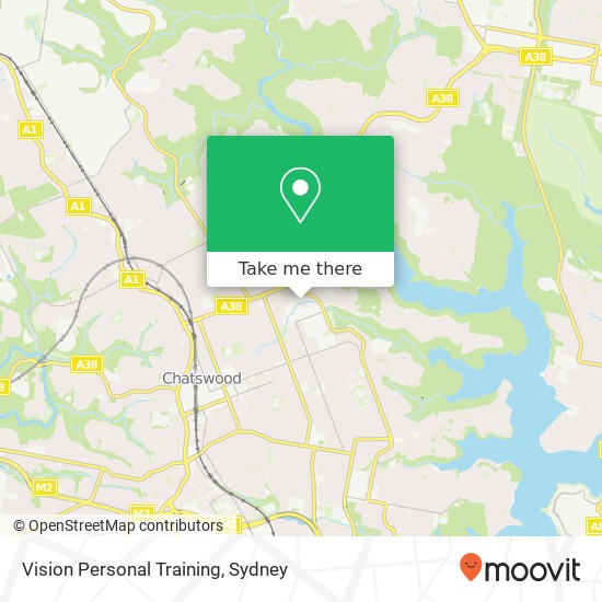 Vision Personal Training map