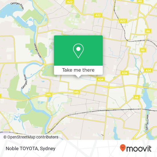 Mapa Noble TOYOTA