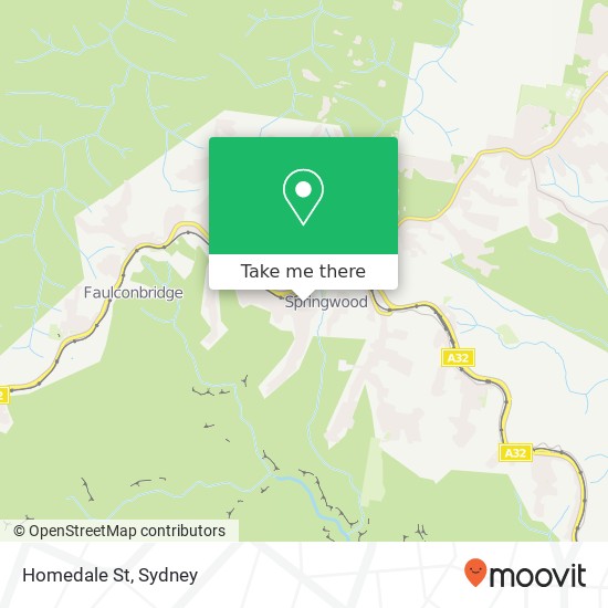 Homedale St map