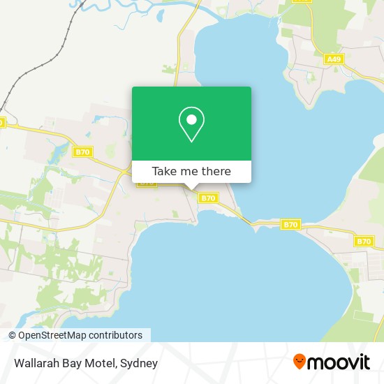 Wallarah Bay Motel map