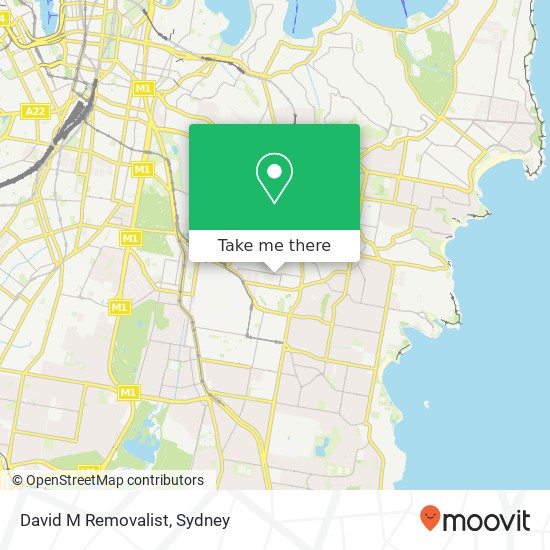 Mapa David M Removalist