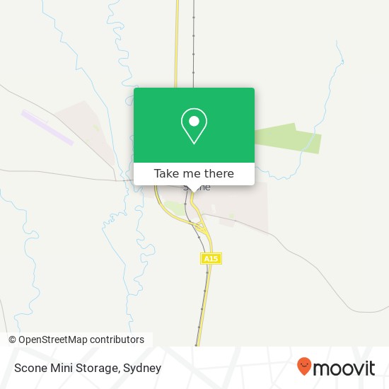 Scone Mini Storage map