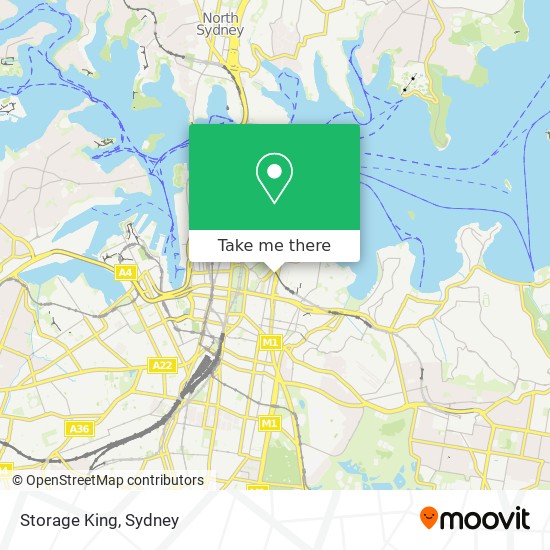 Storage King map