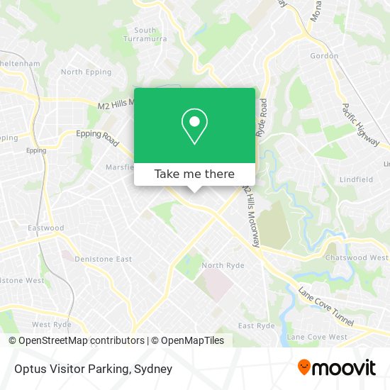 Optus Visitor Parking map