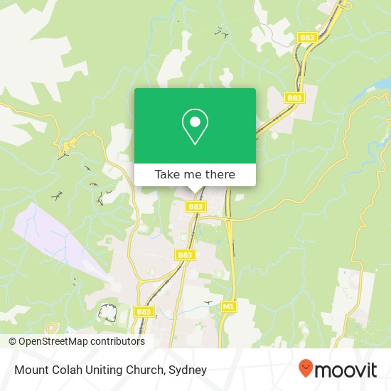 Mount Colah Uniting Church map