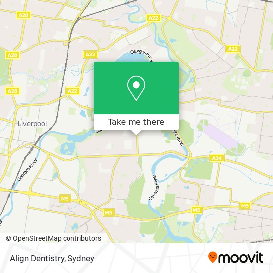 Mapa Align Dentistry