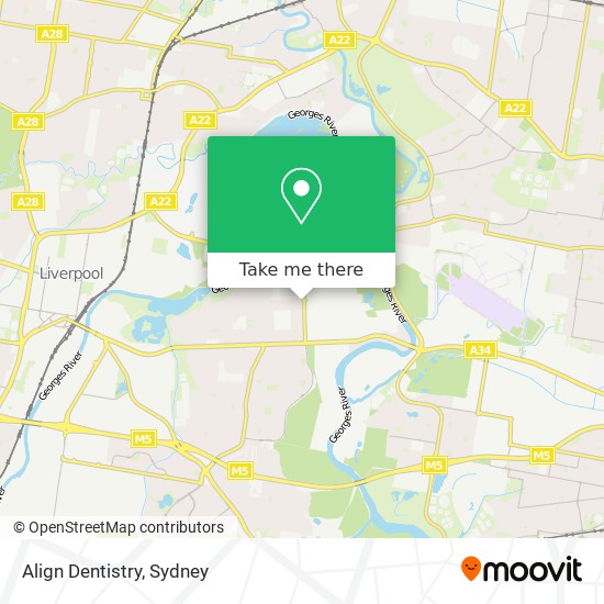 Align Dentistry map