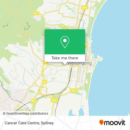 Cancer Care Centre map