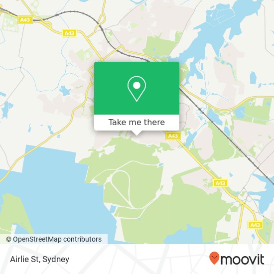 Airlie St map