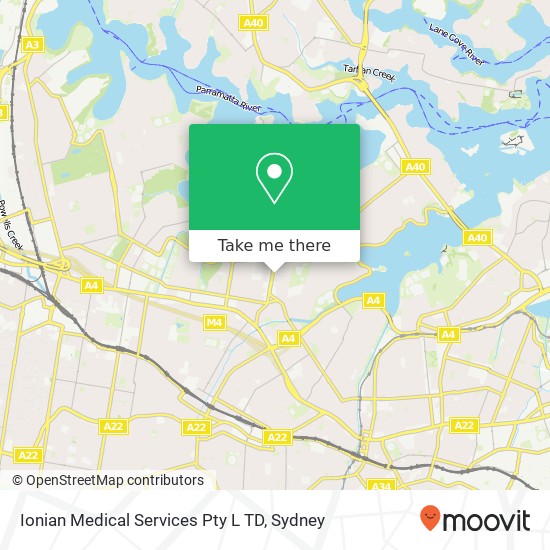 Ionian Medical Services Pty L TD map