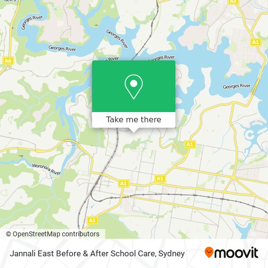 Jannali East Before & After School Care map