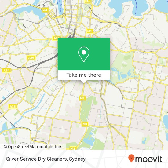 Mapa Silver Service Dry Cleaners