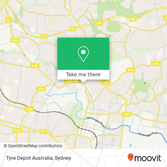 Tyre Depot Australia map