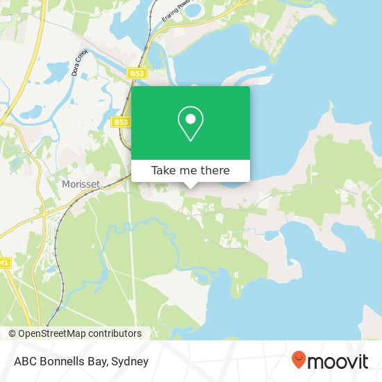 ABC Bonnells Bay map