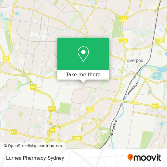 Lurnea Pharmacy map