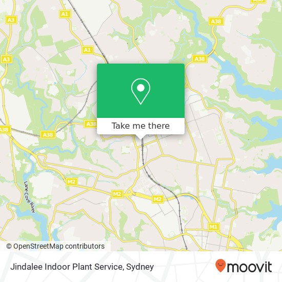 Jindalee Indoor Plant Service map