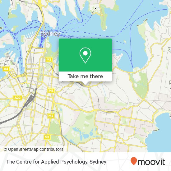 The Centre for Applied Psychology map