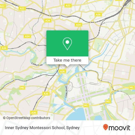 Inner Sydney Montessori School map