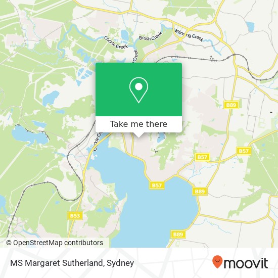 MS Margaret Sutherland map